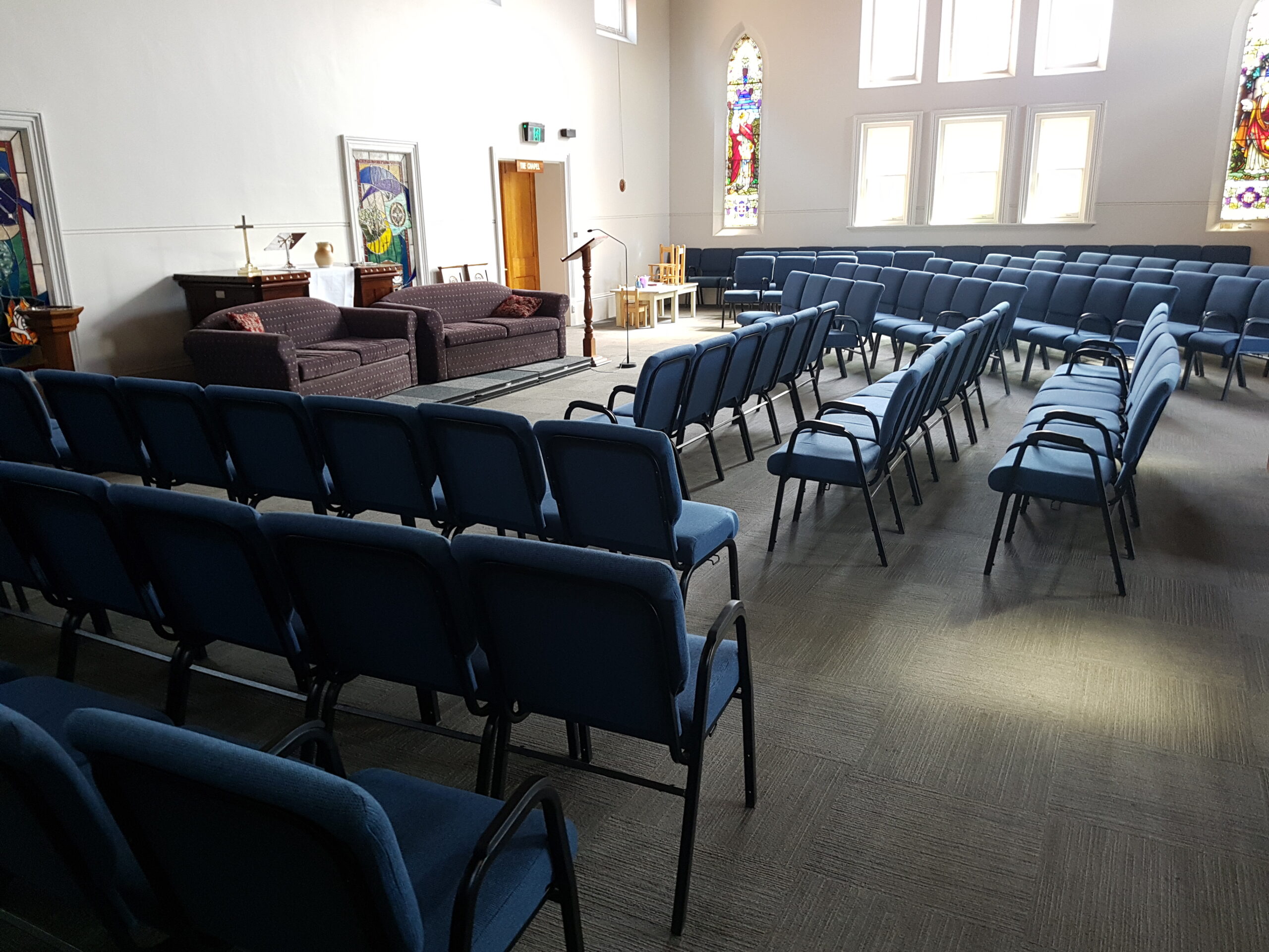 Worship in a different layout